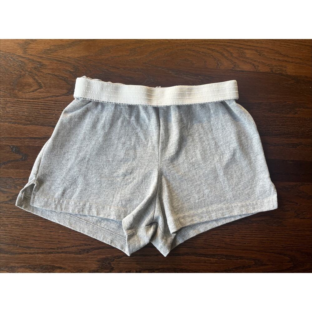 Y2K Womens Soffe Athletic Shorts Elastic Waistband Light Gray size Xs